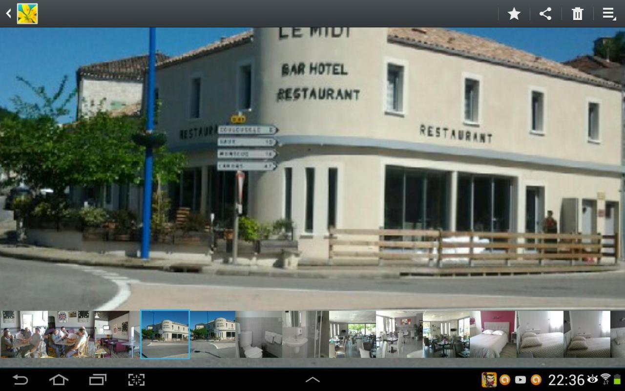 Hotel Le Midi Montaigu-de-Quercy Exterior photo